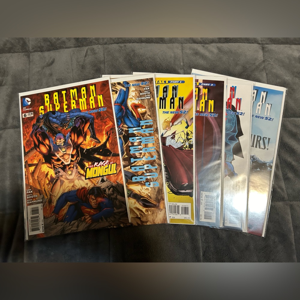 DC COMICS BATMAN/SUPERMAN ISSUES 6-10, 12